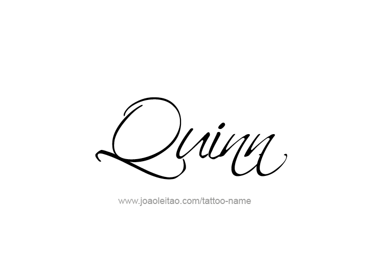 Tattoo Design  Name Quinn   