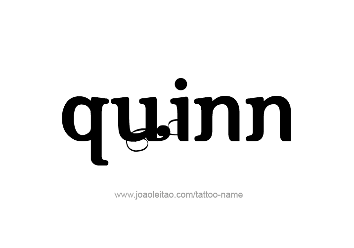 Tattoo Design  Name Quinn   