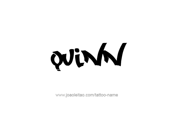 Tattoo Design  Name Quinn   