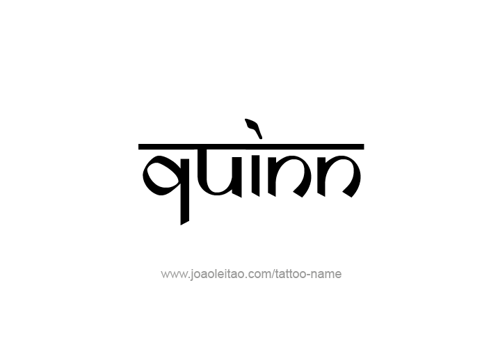 Quinn Name Tattoo Designs