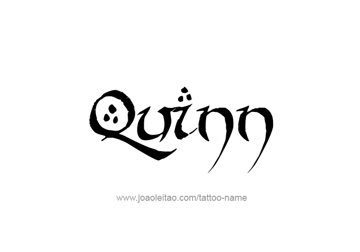 Tattoo Design  Name Quinn   