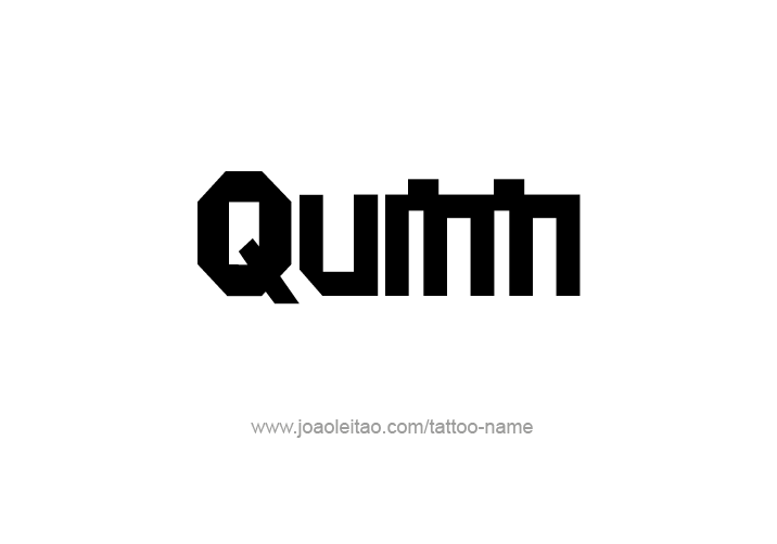 Tattoo Design  Name Quinn   