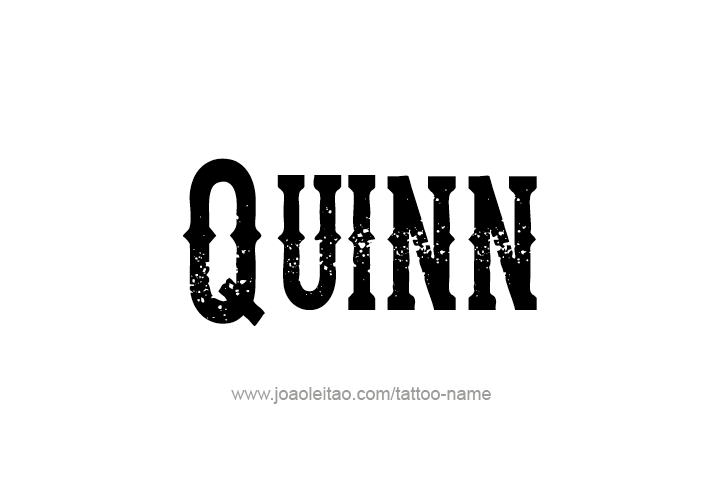 Tattoo Design  Name Quinn   