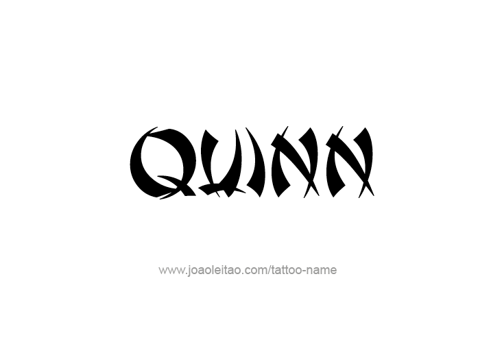 Tattoo Design  Name Quinn
