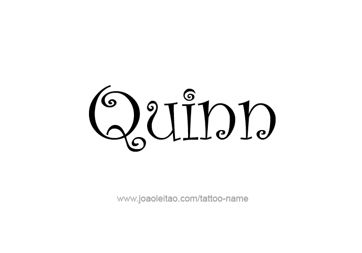 Tattoo Design  Name Quinn   