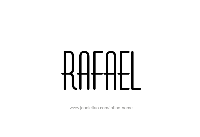 Tattoo Design  Name Rafael   