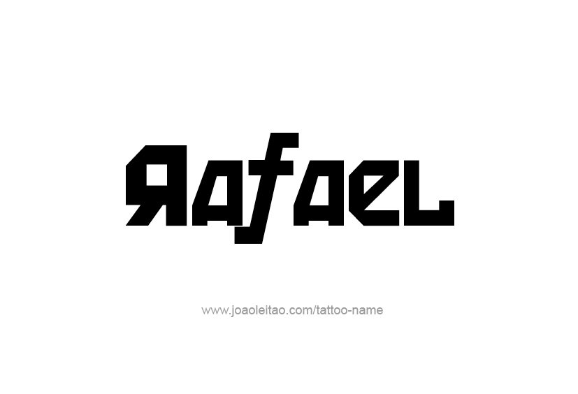 Tattoo Design  Name Rafael   