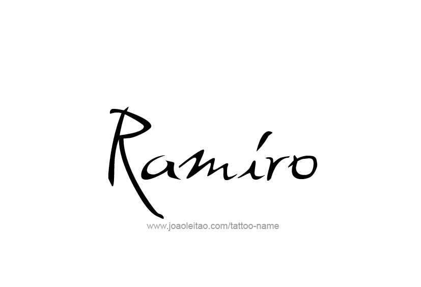 Tattoo Design  Name Ramiro   