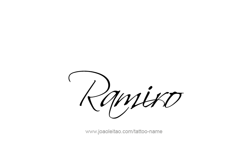 Tattoo Design  Name Ramiro   