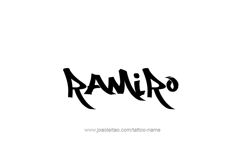 Tattoo Design  Name Ramiro   