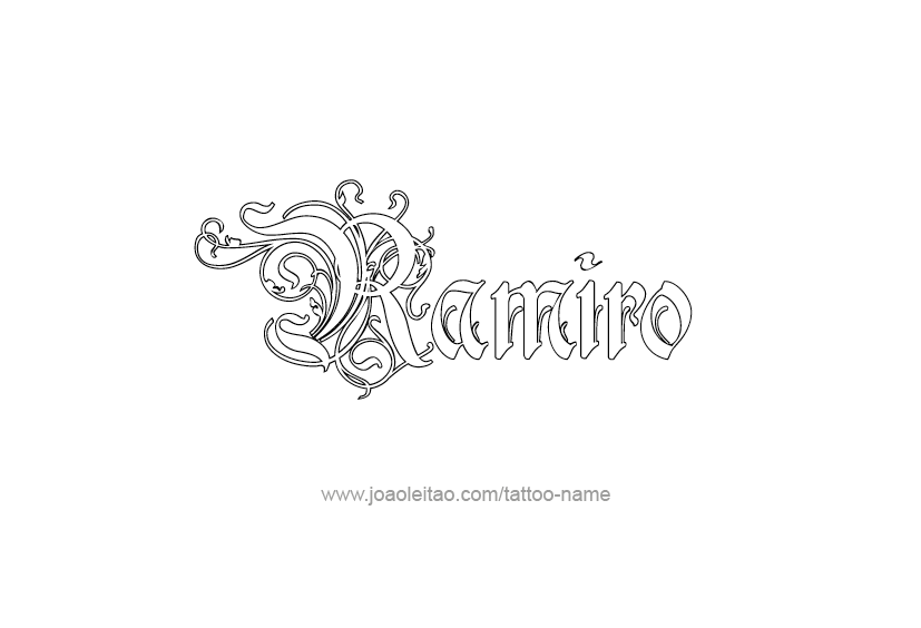 Tattoo Design  Name Ramiro   