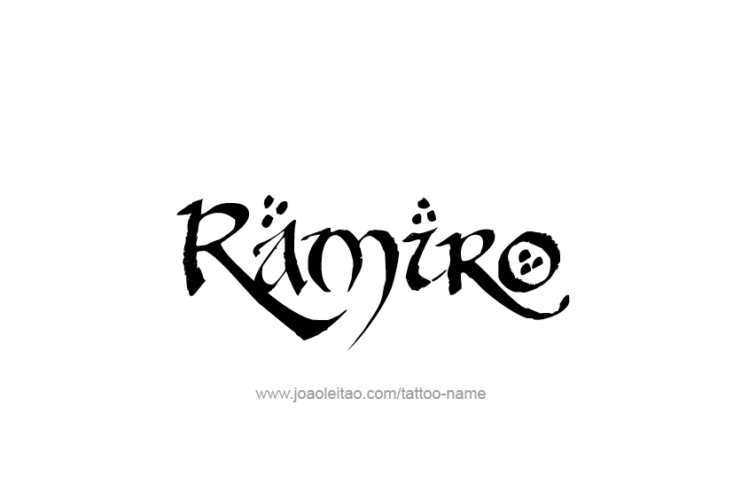 Tattoo Design  Name Ramiro   