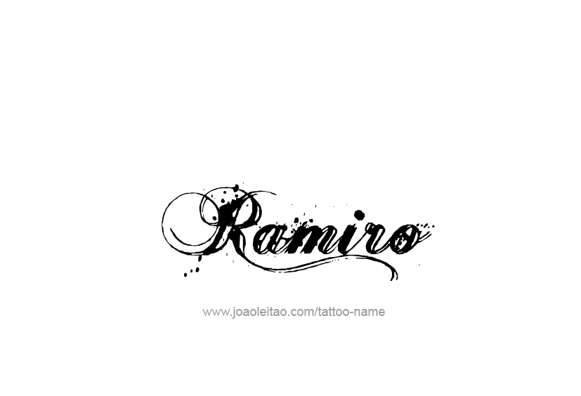 Tattoo Design  Name Ramiro   