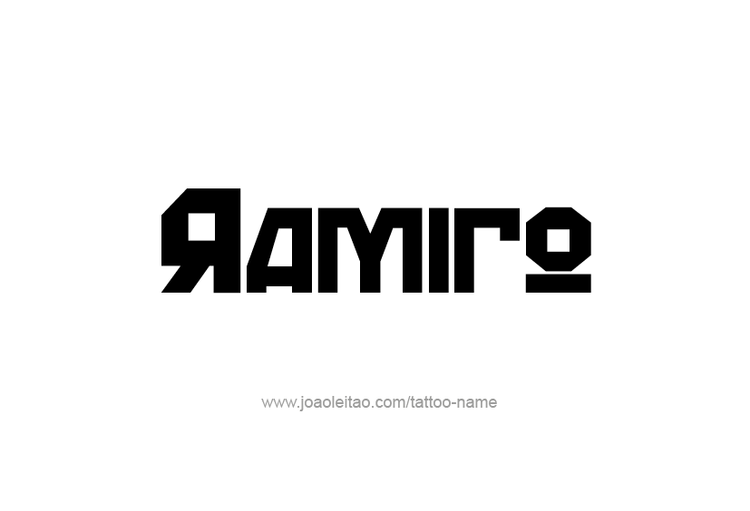 Tattoo Design  Name Ramiro   