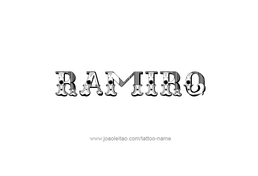 Tattoo Design  Name Ramiro   