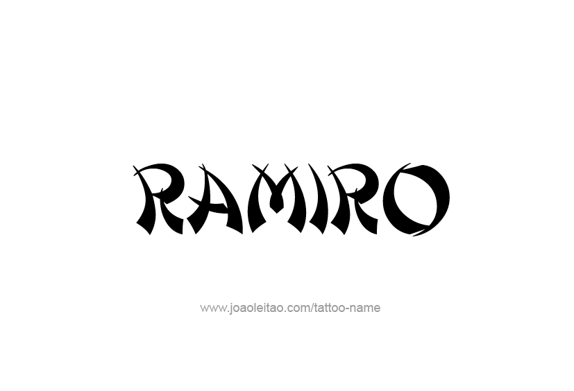 Tattoo Design  Name Ramiro