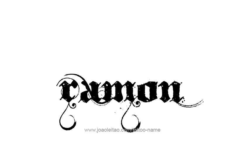 Tattoo Design  Name Ramon   