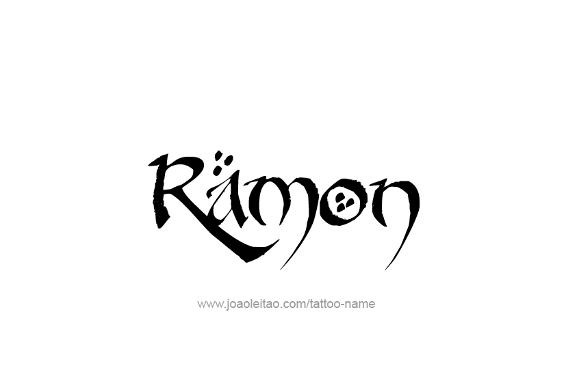 Tattoo Design  Name Ramon   