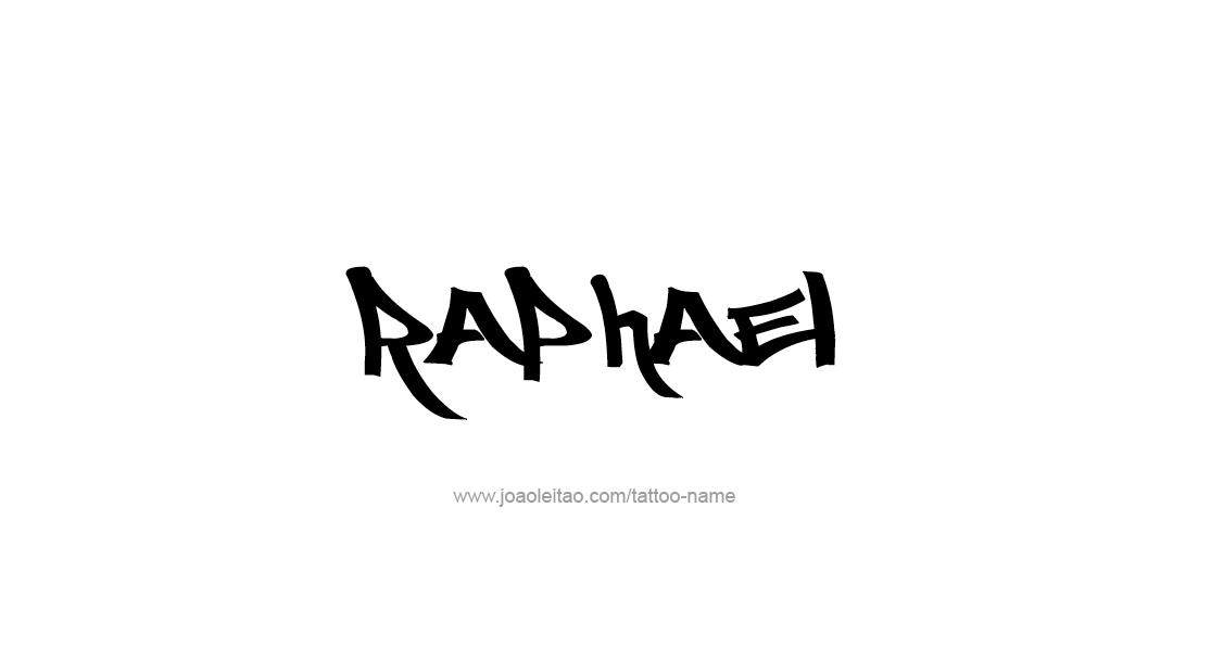 Tattoo Design  Name Raphael   