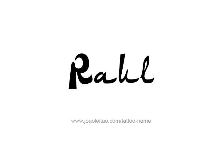 Tattoo Design  Name Raul   