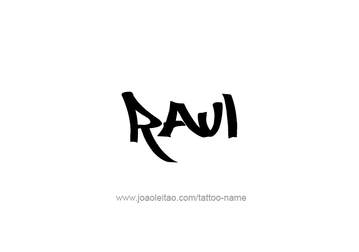 Tattoo Design  Name Raul   