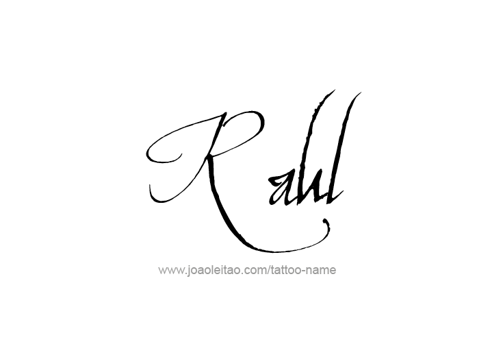 Tattoo Design  Name Raul   