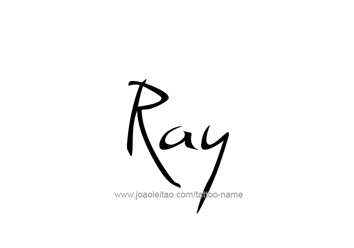 Tattoo Design  Name Ray   