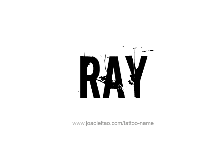 Tattoo Design  Name Ray   