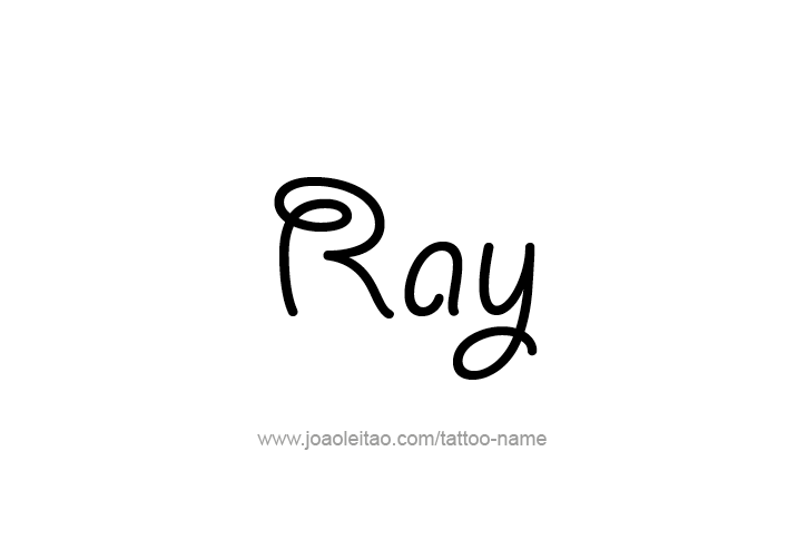 Tattoo Design  Name Ray   