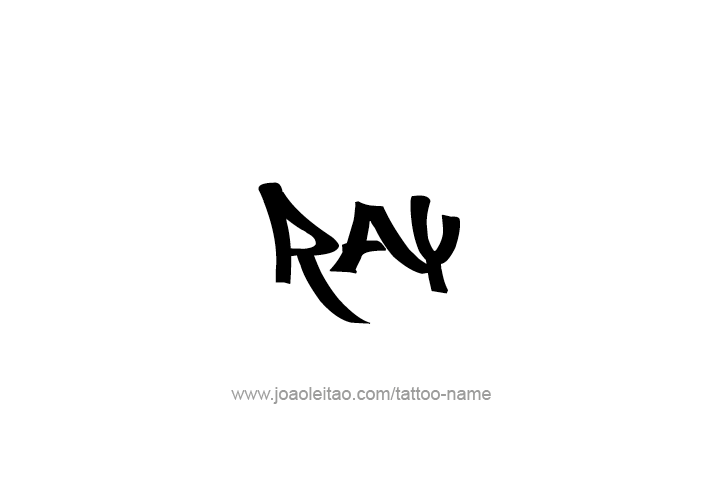 Tattoo Design  Name Ray   