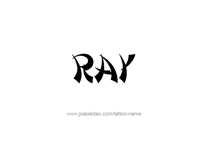 Tattoo Design  Name Ray