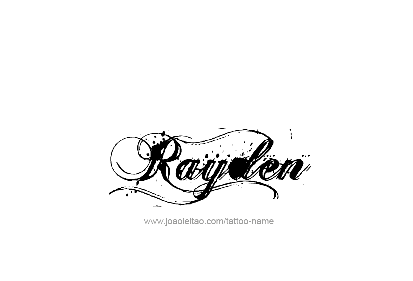 Tattoo Design  Name Rayden   