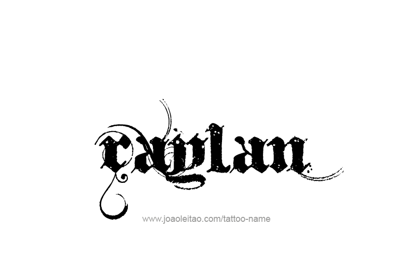 Tattoo Design  Name Raylan   