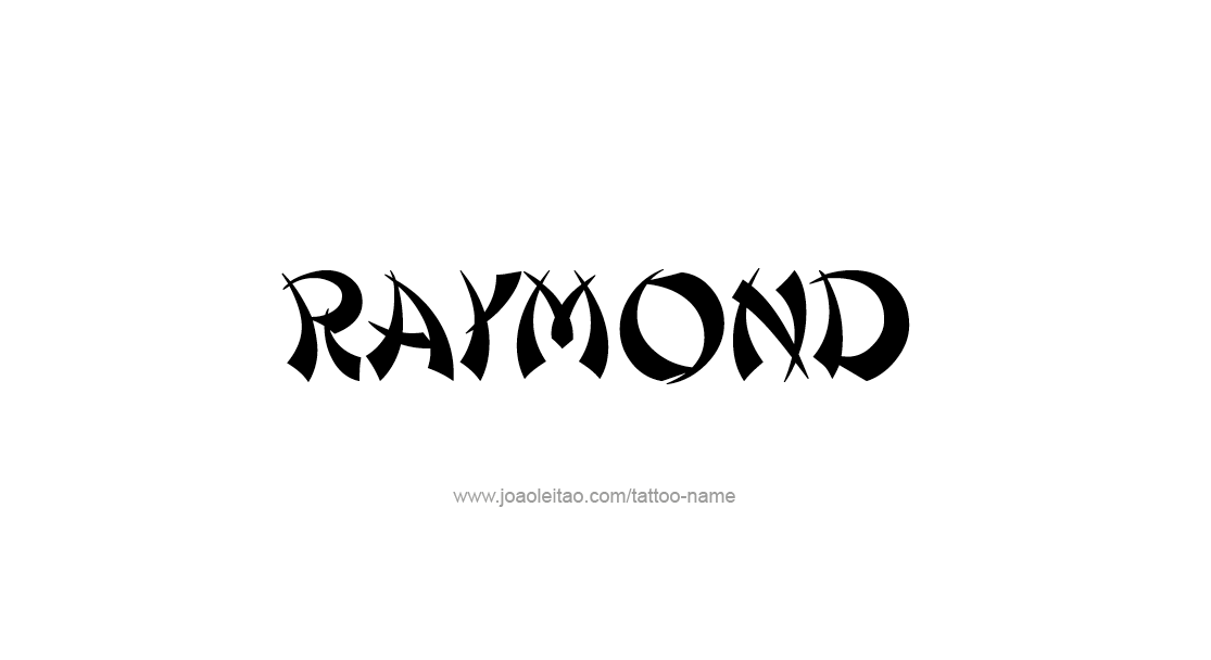 Tattoo Design  Name Raymond