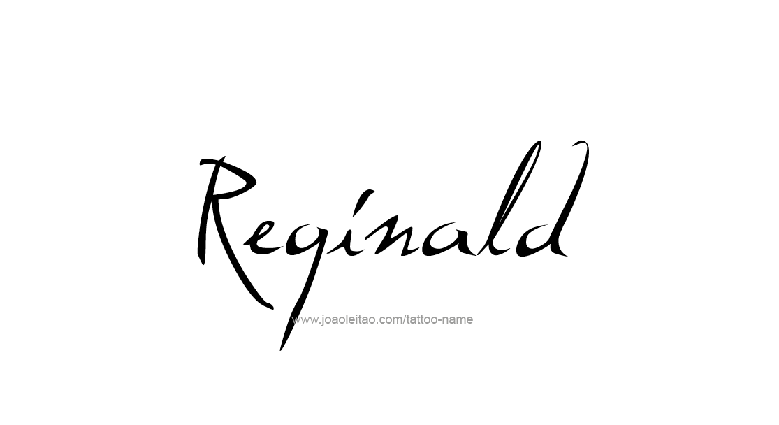 Tattoo Design  Name Reginald   