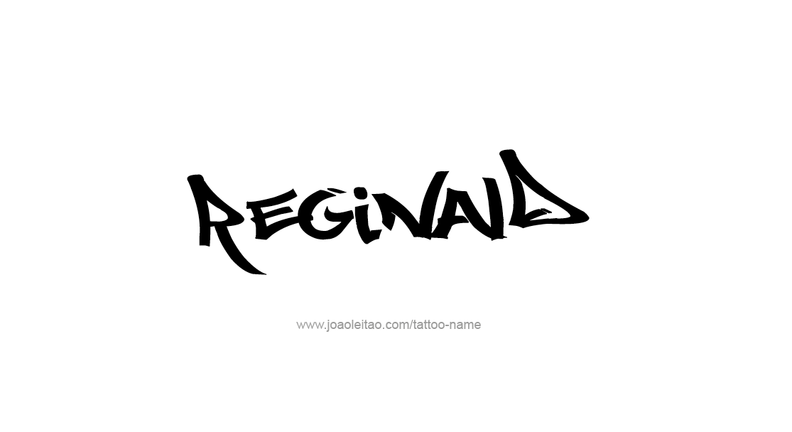 Tattoo Design  Name Reginald   