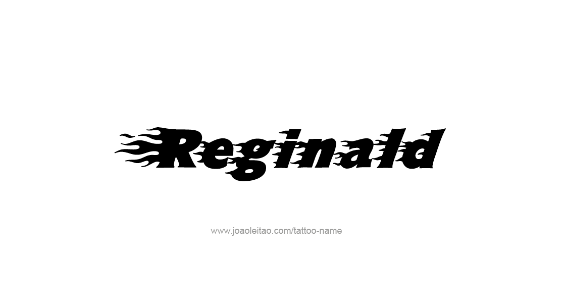 Tattoo Design  Name Reginald   