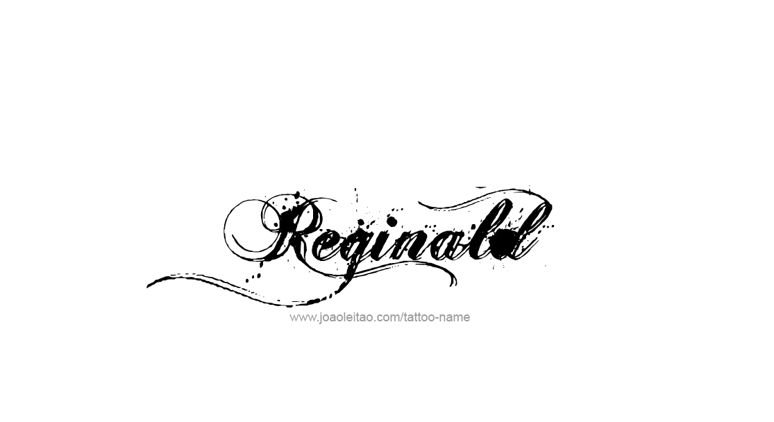 Tattoo Design  Name Reginald   