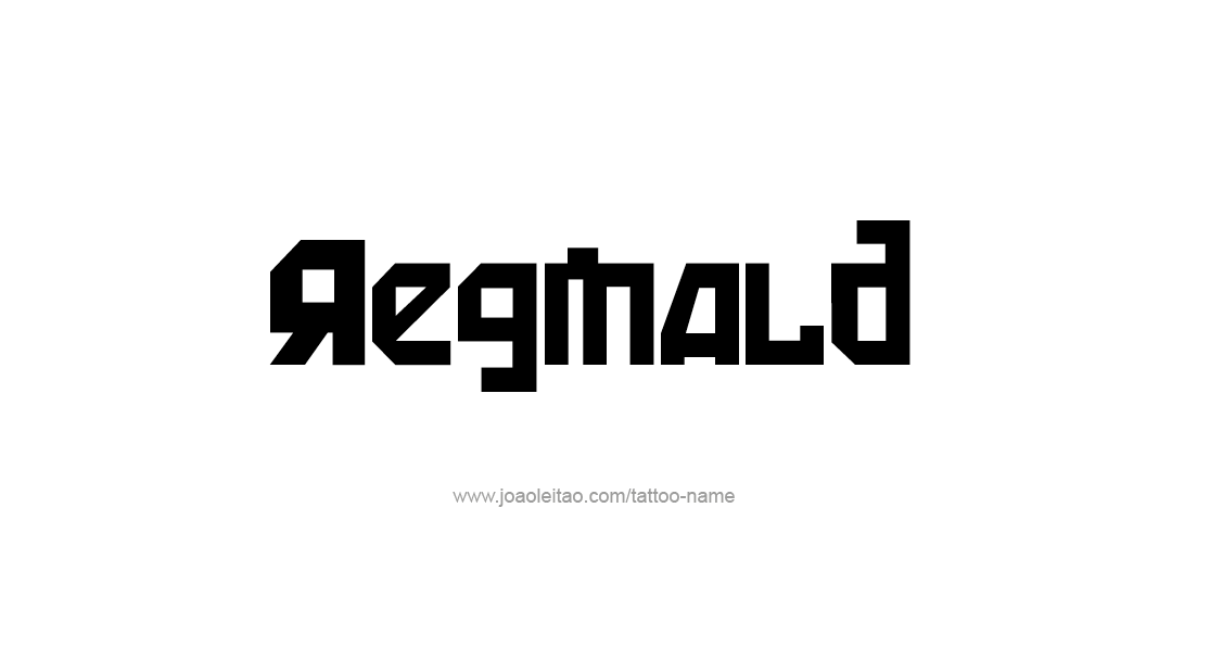 Tattoo Design  Name Reginald   