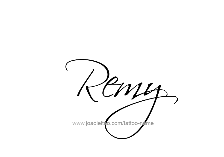 Tattoo Design  Name Remy   