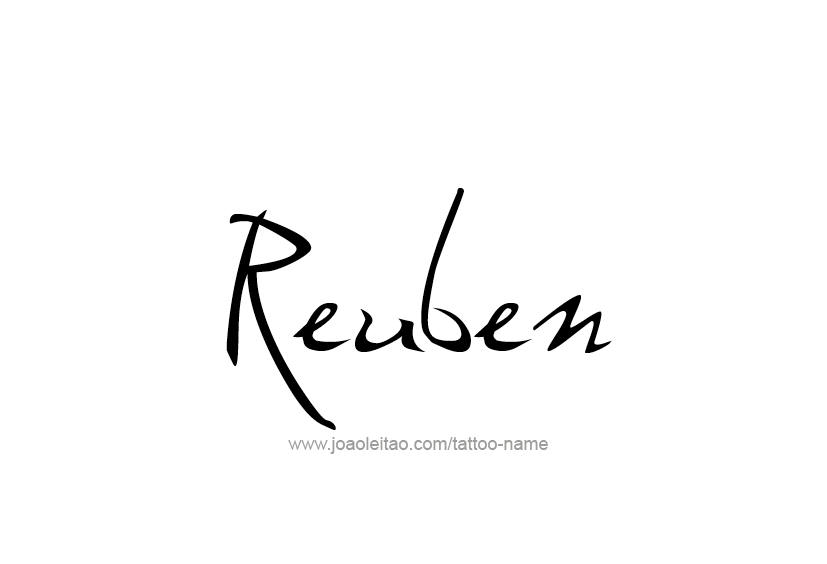 Tattoo Design  Name Reuben   