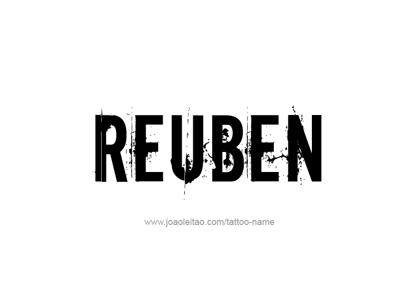 Tattoo Design  Name Reuben   