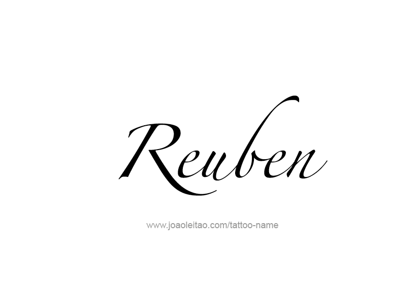 Tattoo Design  Name Reuben   