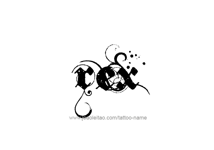 Tattoo Design  Name Rex   