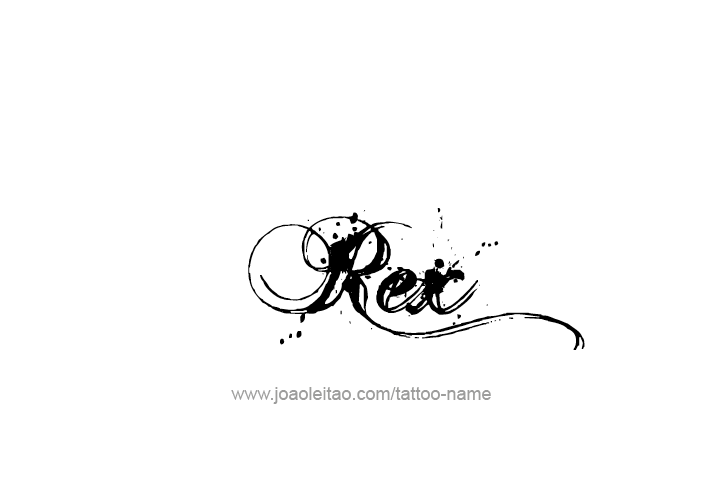 Tattoo Design  Name Rex   