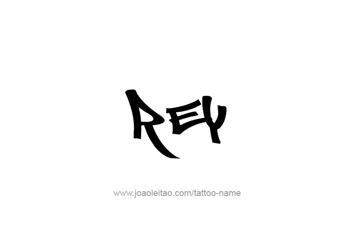 Tattoo Design  Name Rey   