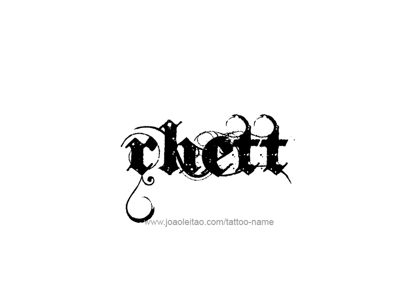 Tattoo Design  Name Rhett   