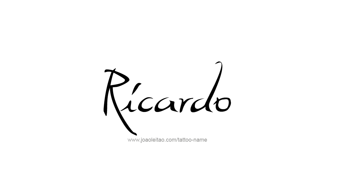 Tattoo Design  Name Ricardo   