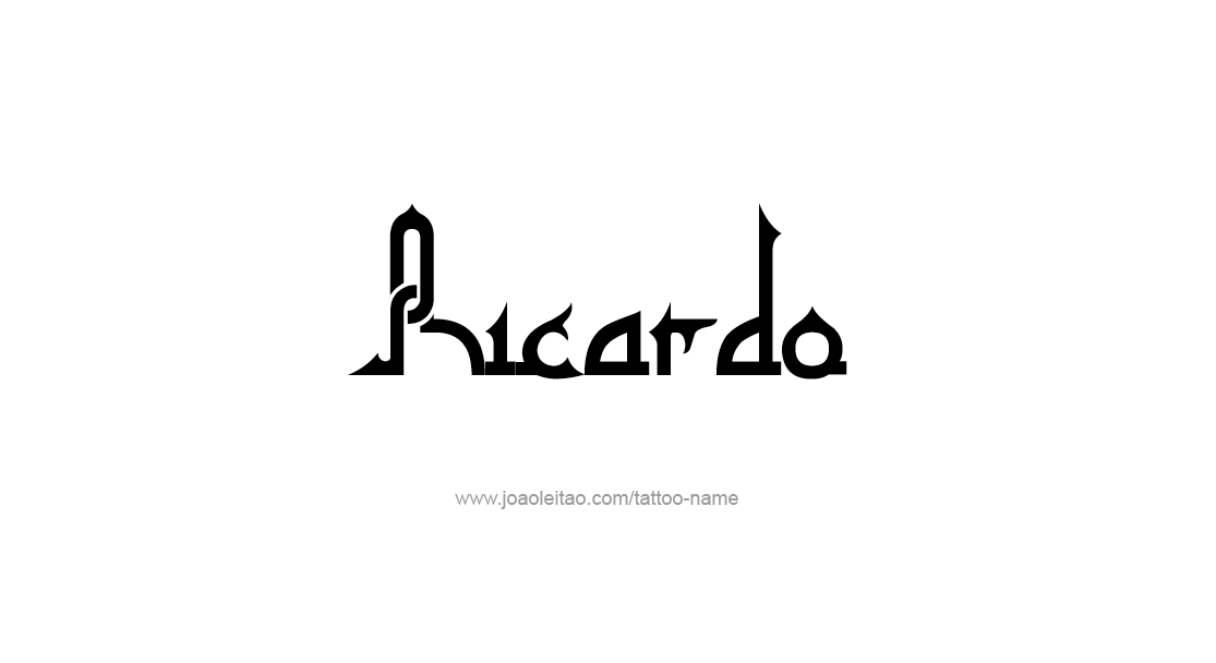 Tattoo Design  Name Ricardo   