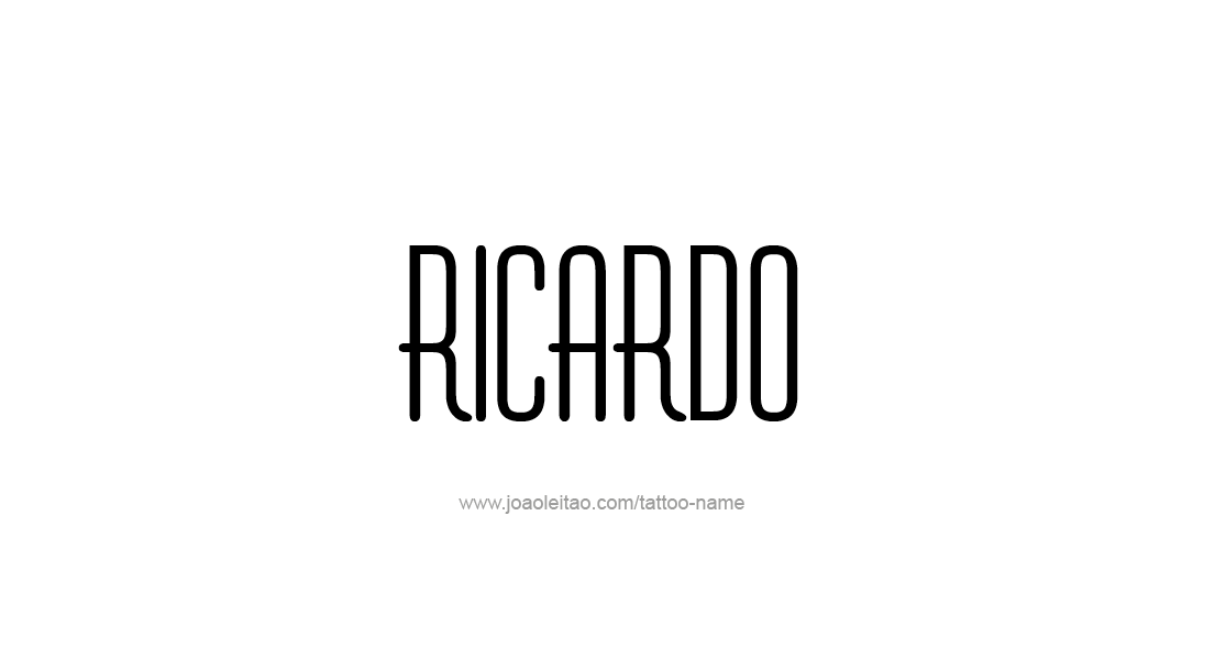 Tattoo Design  Name Ricardo   